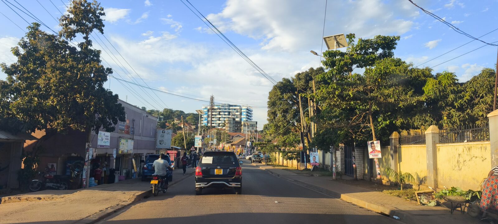 Straße in Kampala